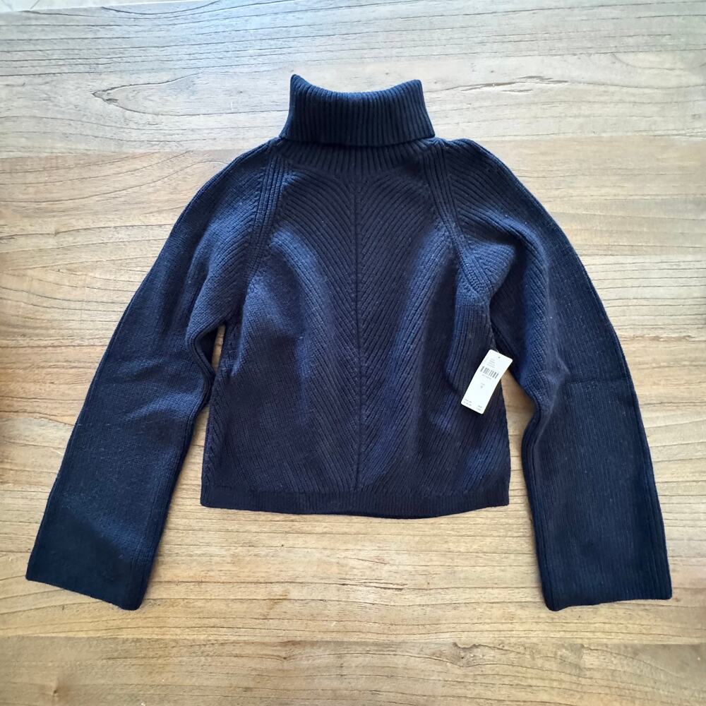 Maeve (Anthropologie) Cropped Turtleneck Sweater  - Size M